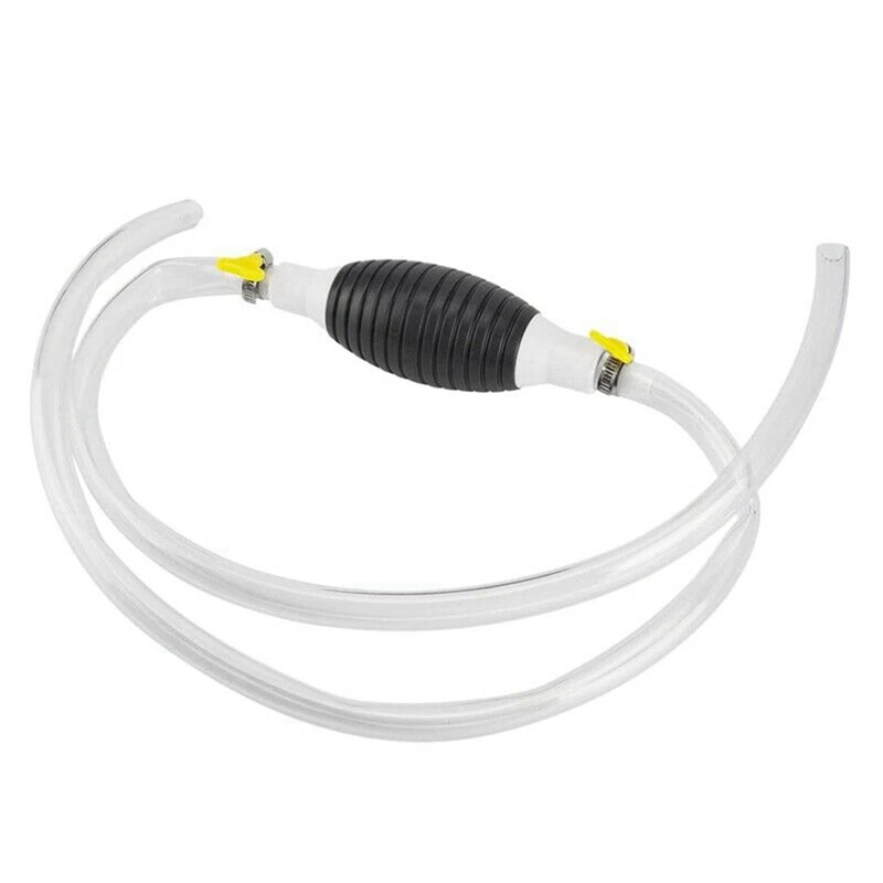 

2X сифонный ручной насос с высоким потоком, портативный ручной автомобильный насос для перекачки топлива с 2-метровым сифонным шлангом