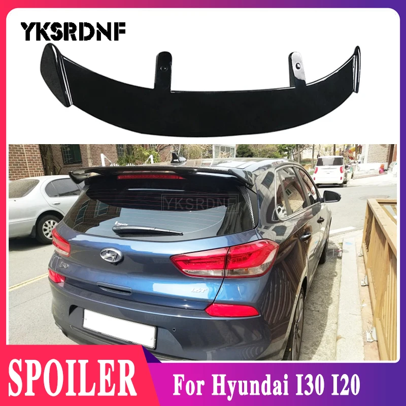 Yksrdnf For Hyundai I30 I20 Spoiler High Quality Abs Carbon Fiber