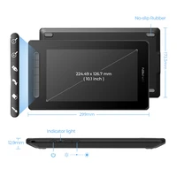 XPPen Artist 10 Graphics Tablet Monitor Drawing Pen Display 120% sRGB 8192 Levels 6 Shortcut Keys Support Windows Mac Android 2