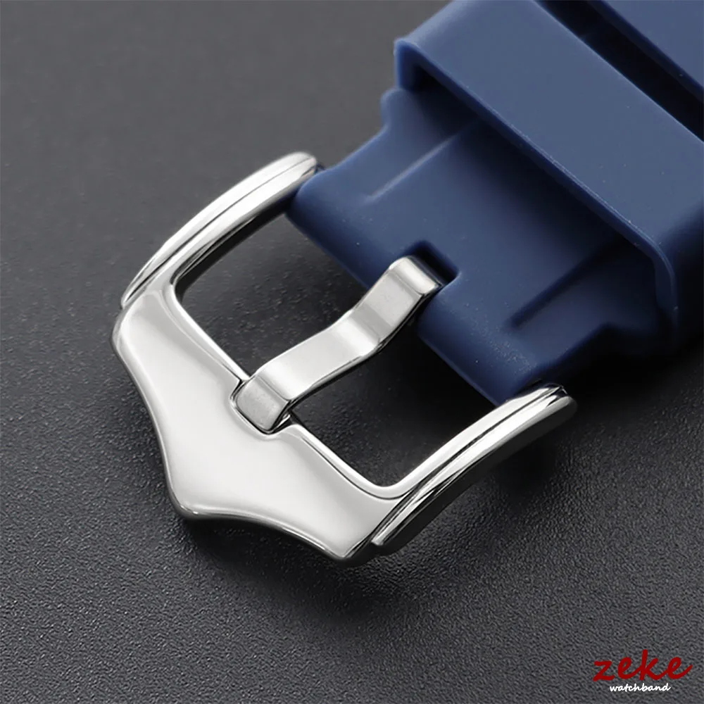Universal Waterproof Silicone Sports Wristband – Curved End Rubber Strap