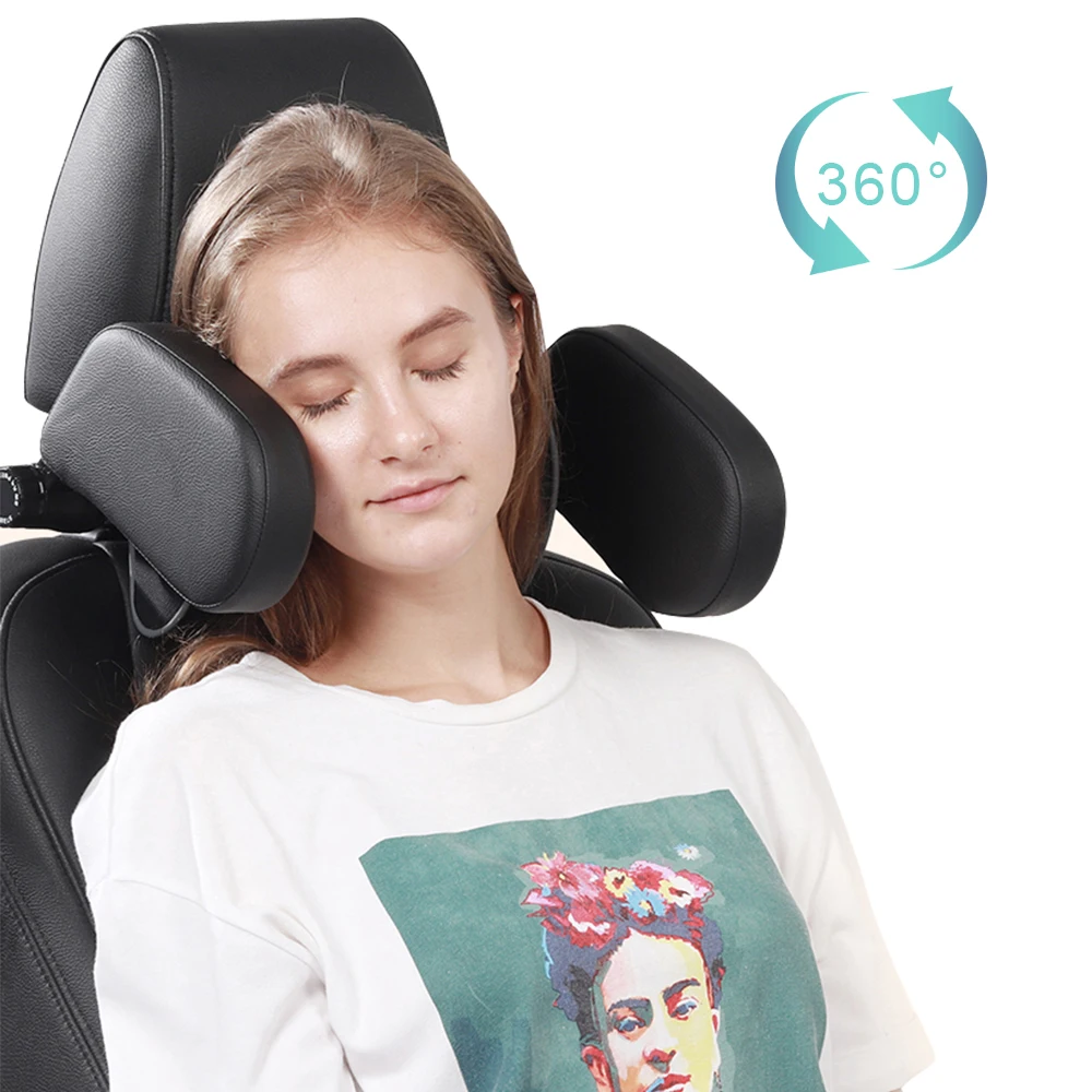 360° Adjustable Car Headrest Pillow U Shaped Memory Foam Car Seat