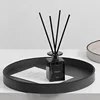 Modern Leather Storage Tray Geometric Circular Decoration Table Jewelry Organizer Bedroom Cosmetics Container Home Decoration 1