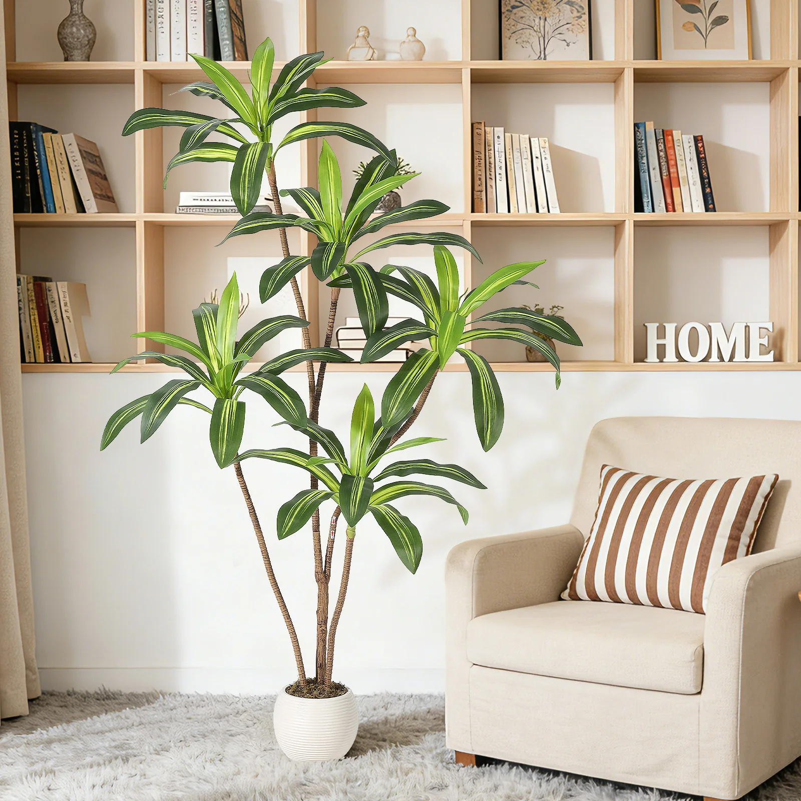120/150/180 cm Künstlicher Dracaena-Baum, Künstlicher Yucca-Baum, Künstliche Tropische Bodenpflanze im Topf, Künstliche Zimmerpflanzen – Detail 27