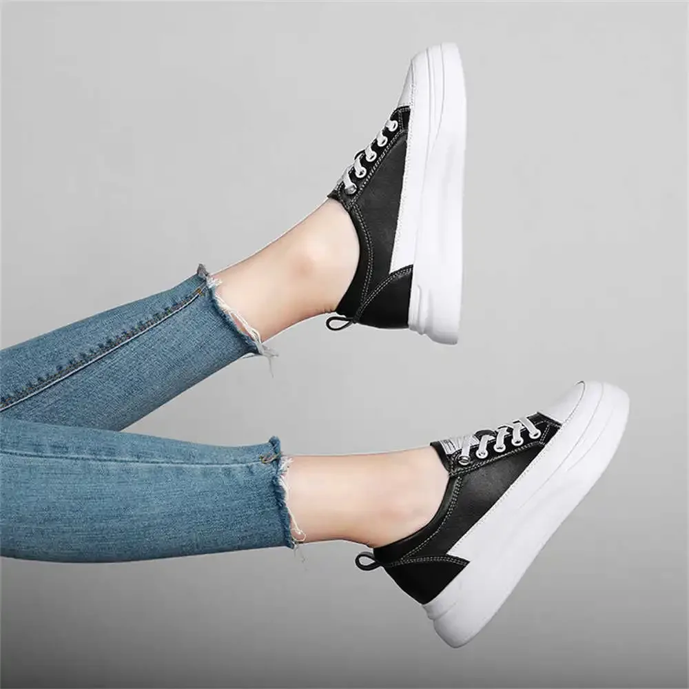 

size 34 number 38 woman's Ladies shoes white Running white sports sneakers Ladies white boots school tenus tenks sneskers YDX2