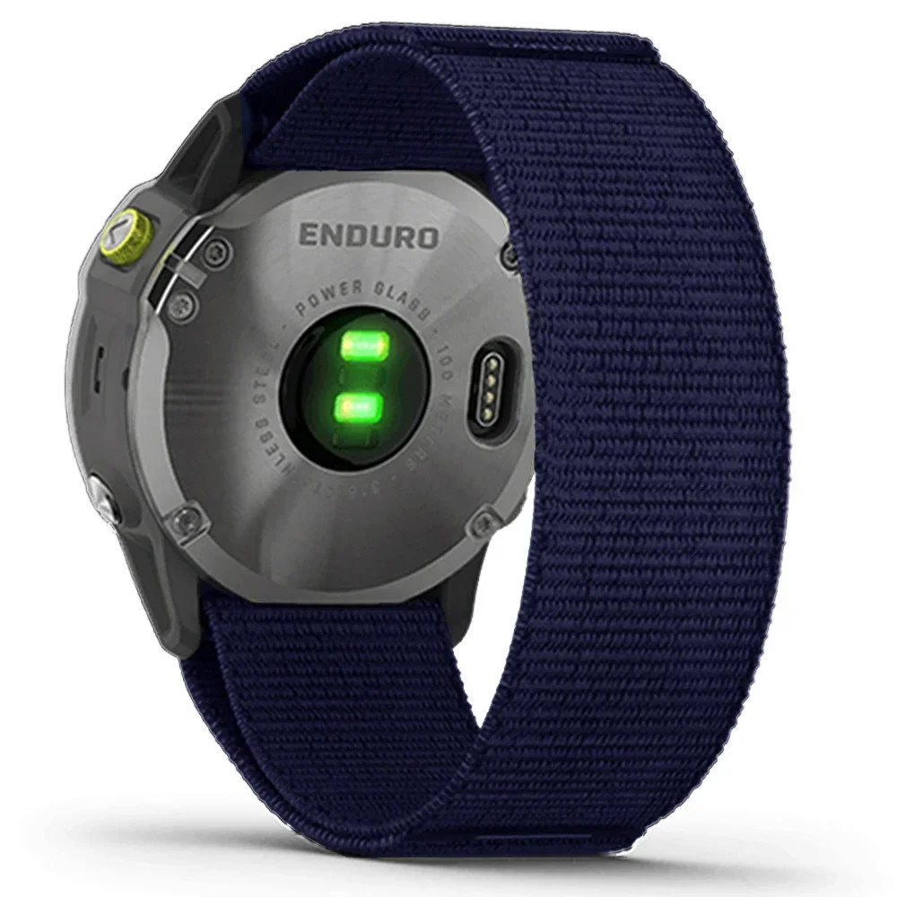 Nylon QuickFit Bracelet - 22mm/26mm Adjustable Strap for Sports and Outdoor Watches