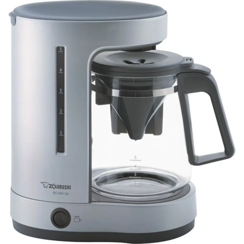 

Coffee Machine, 5-cup Capacity, Removable Water Tank, Charcoal Water Filter, Coffee Machine