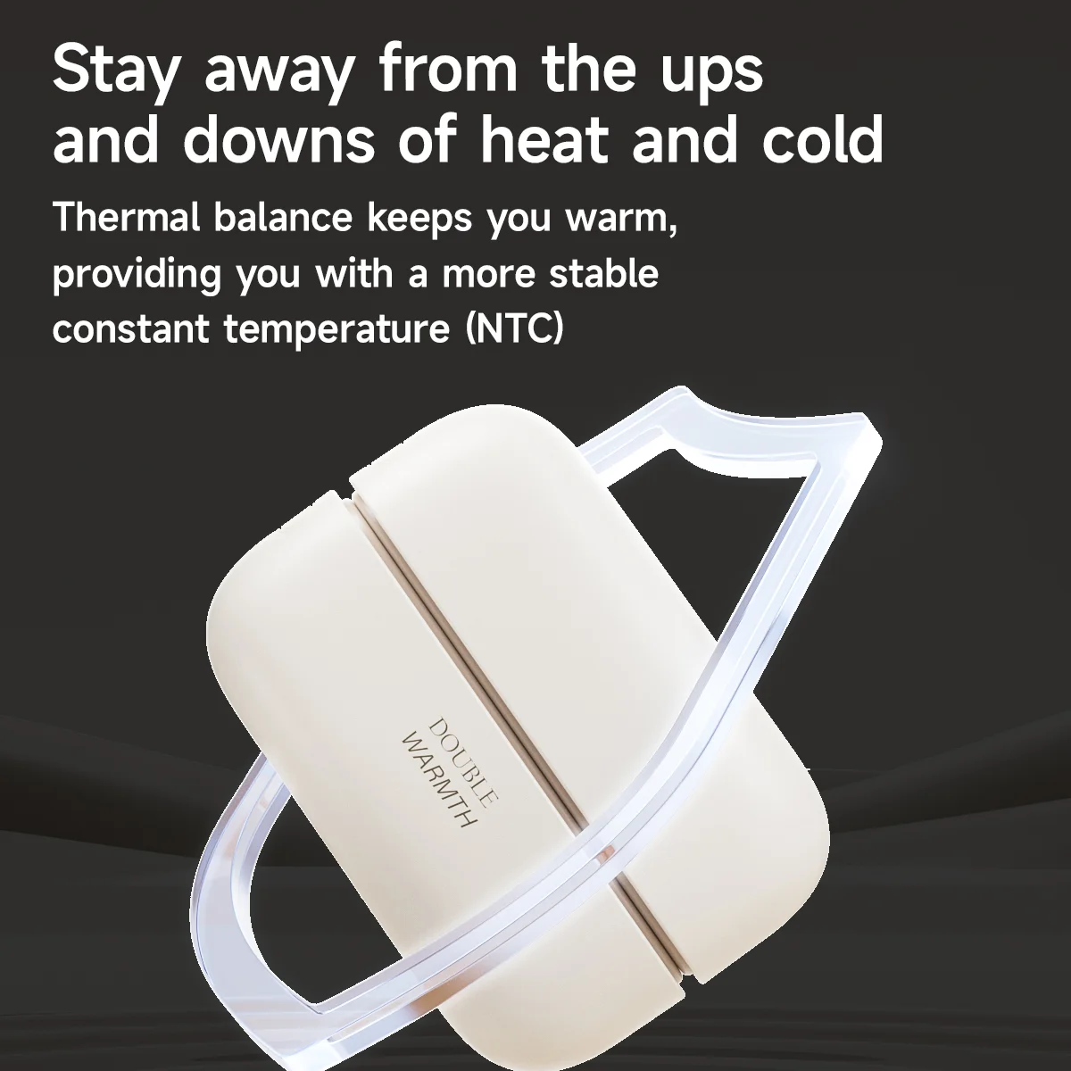 Dual-Palm Magnetic Hand Warmer with Fast Heating & Adjustable Temperature