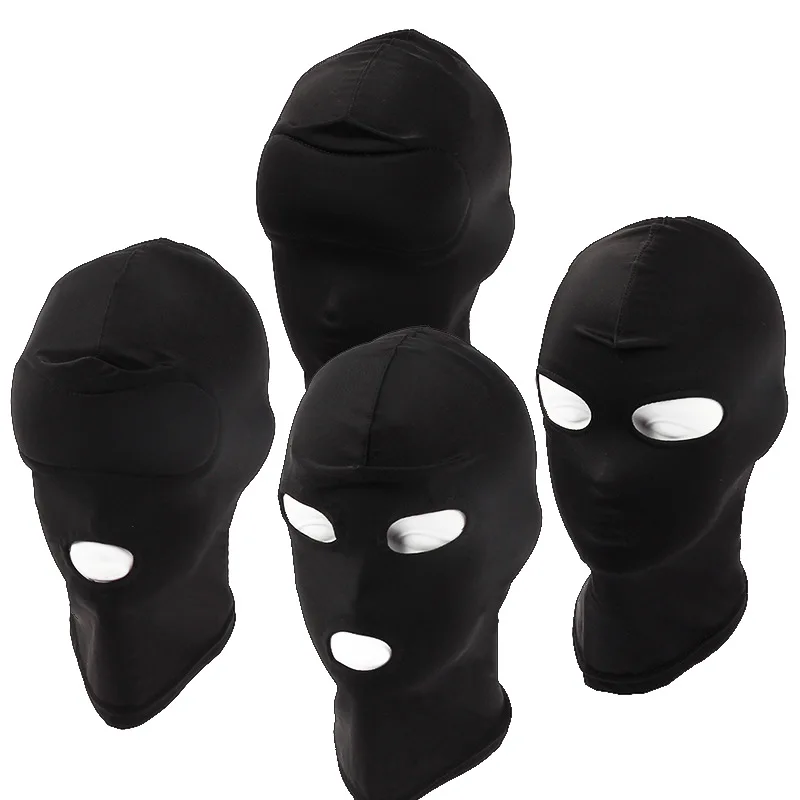 Elasticity Balaclava Cap Unisex Standard Seamless Fetish Hoods For Halloween Cosplay Party Hat Tactical Face Mask Games