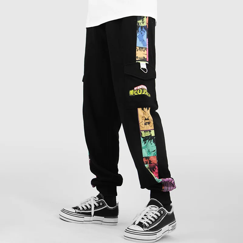 My Hero Academia Japan Anime 2024 New Fashion Printing Casual Pants Sweatpants Running Sporting Clothing  Winter Cargo pants 2