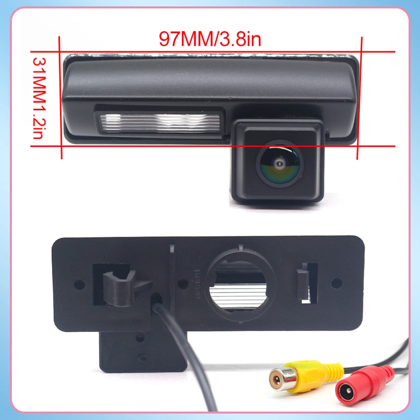 CCD HD AHD Fisheye Telecamera posteriore per Toyota Sienna II 2003 2004 2005 2006 2007 2008 2009 2010 Car Reverse Monitor di parcheggio - immagine 2