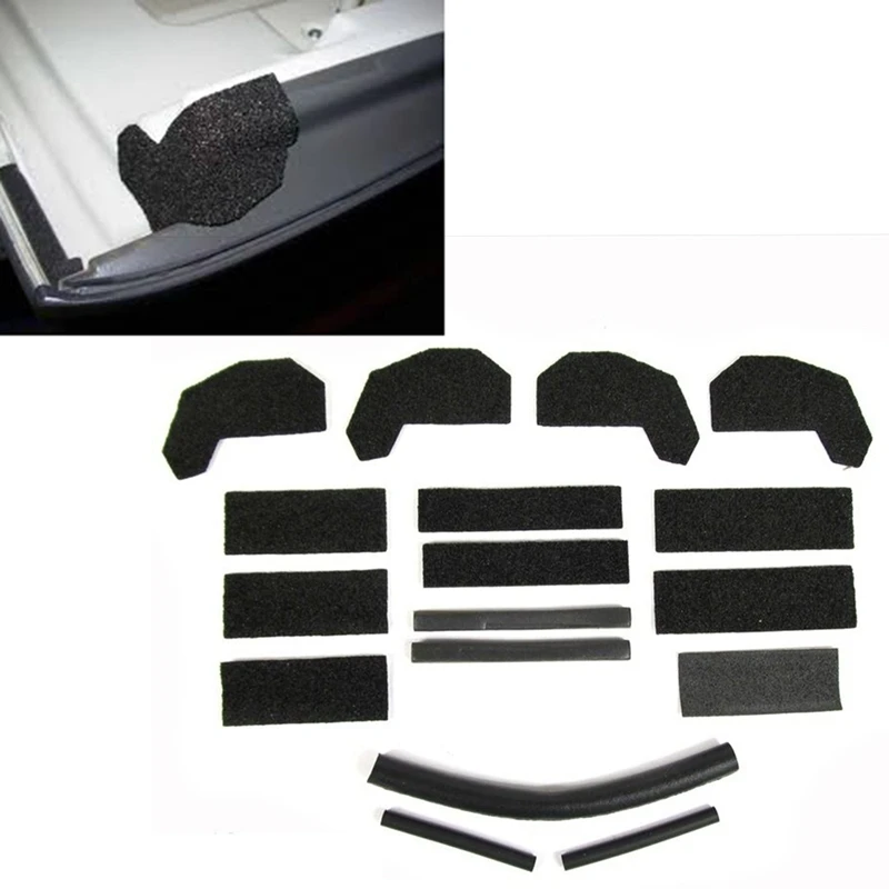 Hard Top Foam Blocker Seal Kit 68026937AB 13510.70 for Jeep Wrangler JK 2007-2018 car pedals