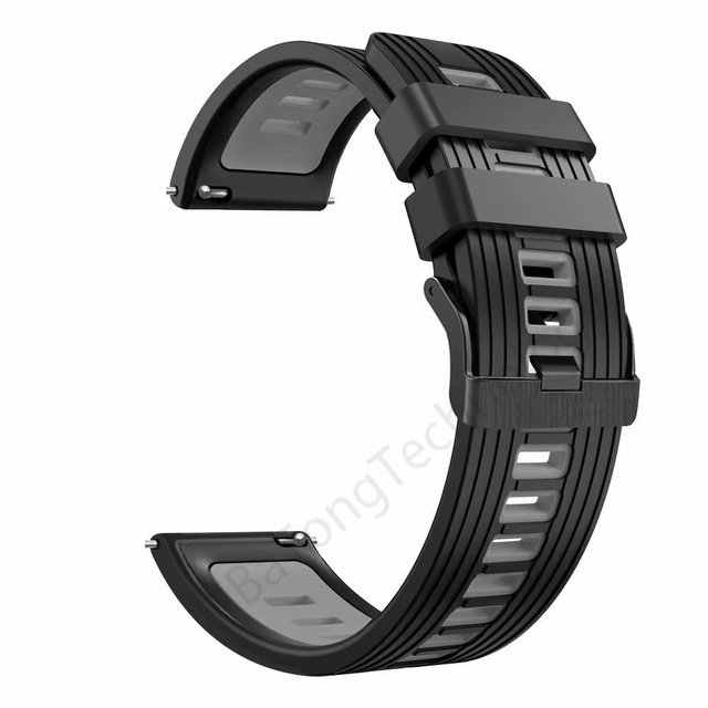 release 22mm Sport Silicone Strap For Samsung Galaxy Watch 46mm/Watch3 45mm Smartwatch Band Replacement Watchband Bracelet