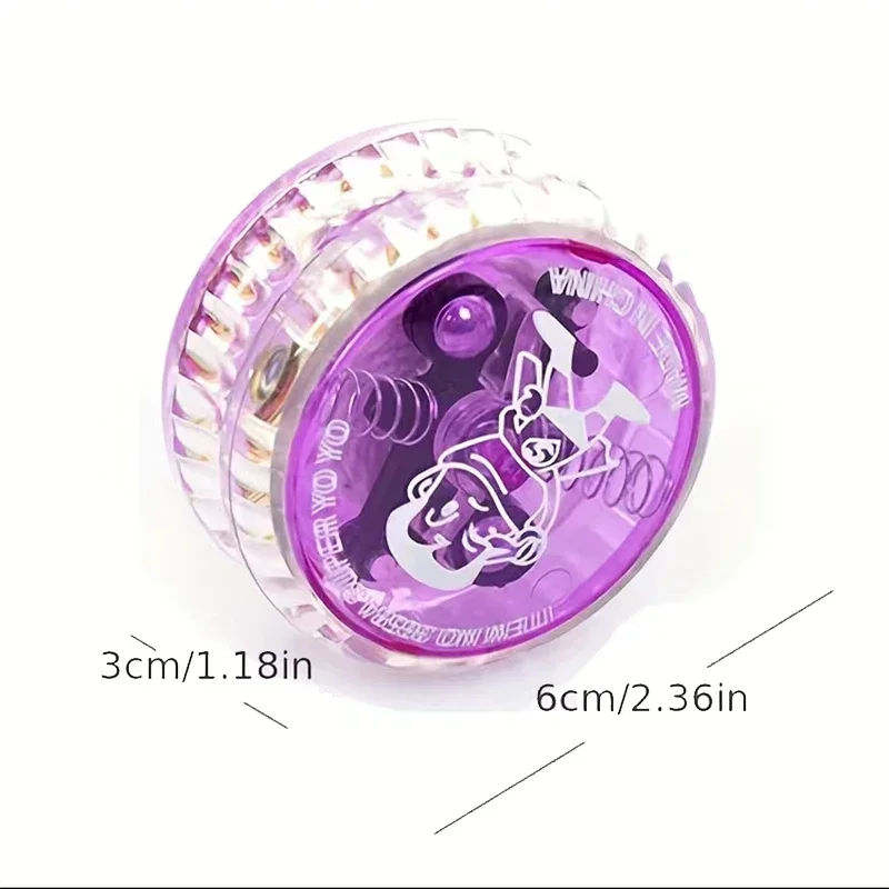 3Pcs Luminous Yo-yo Ball Pull Line Yoyo Ball For Kids yoyo ball