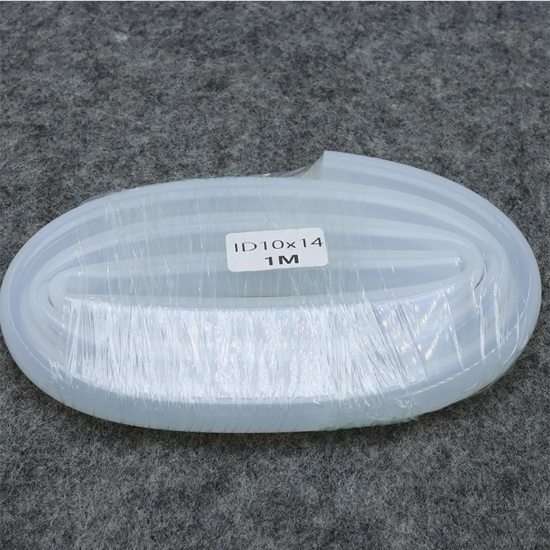 Premium Food Grade Flexible Silicone Rubber Tube - Clear, Transparent, Nontoxic, and Durable