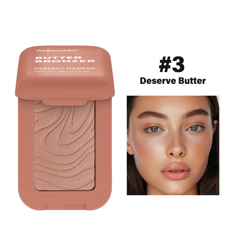 Rich Matte Bronzer Palette for Dark Complexions - Natural Contour and Highlight