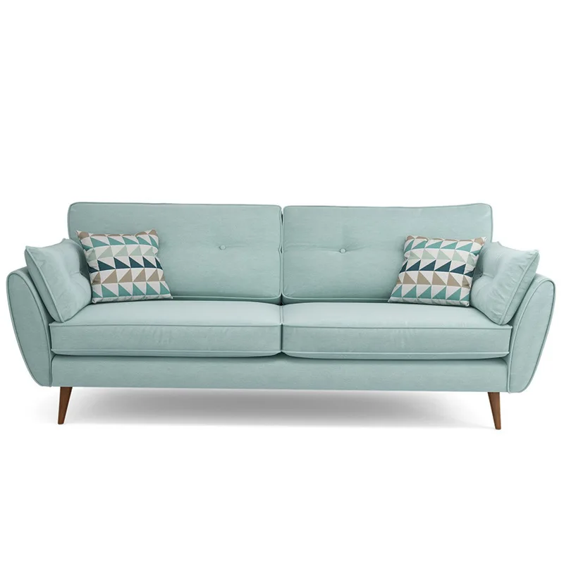 

High Quality Simple Fabric Living Room Sofa Set with Sofa Cover