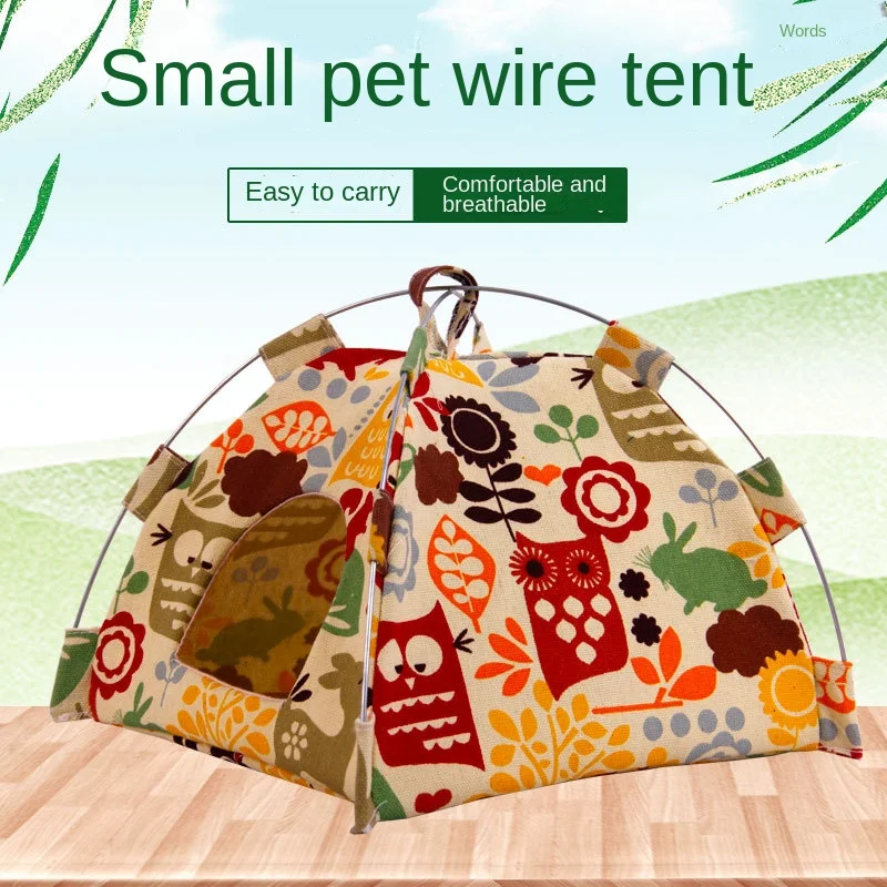 Bird Cage Parrot Warm Nest Household Hammock Winter Tent Triangle Supply Canvas Tents Supplies Pet Bed Hanging Pet Products