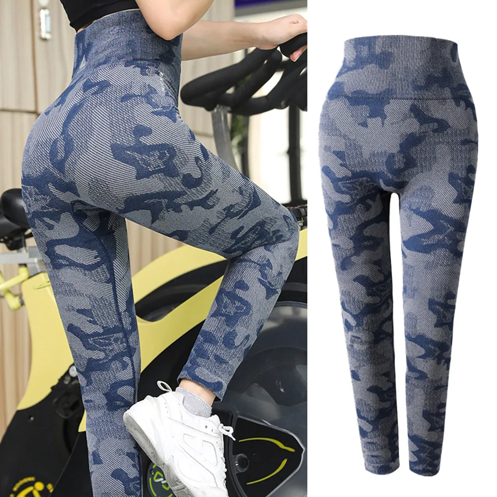 Mallas deportivas sin costuras mujer, pantalones de Yoga, mallas de entrenamiento de cintura alta, mallas Push Up, ropa de gimnasio - AliExpress