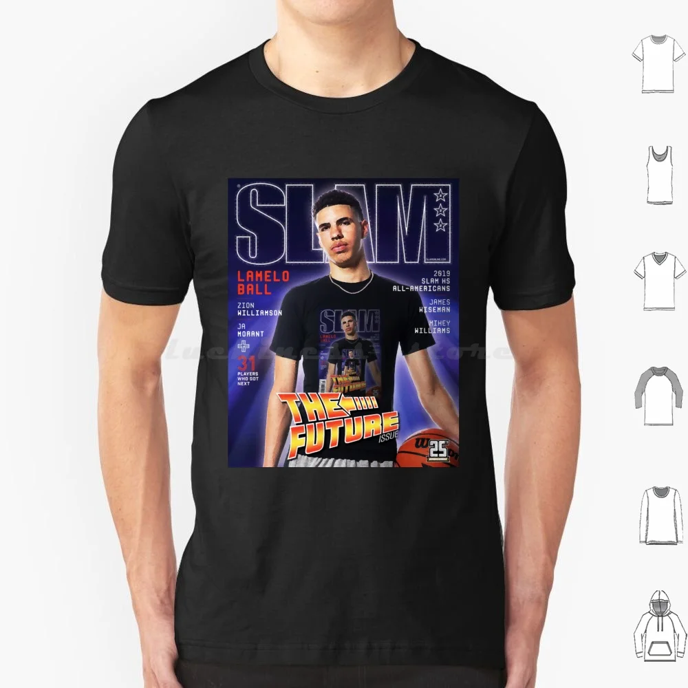 Lamelo Ball Slam T Shirt Cotone Uomo Donna Fai Da Te Stampa Capra James La Taco Marsupio Ja Morant Ja Morant Slam Ad Lamelo Ball Bbb