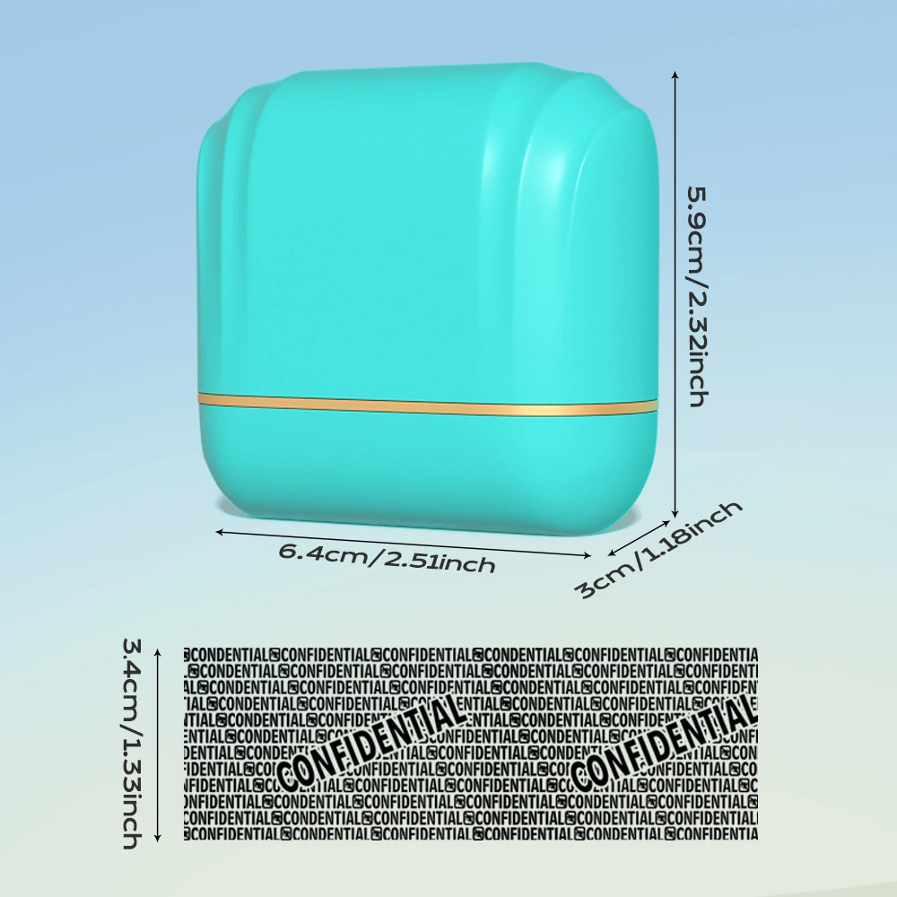 Wide-sized identity privacy roller seal, specifically designed for blocking confidential thumbnail 5