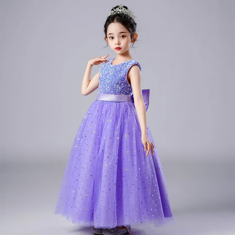 HOT Flower Girl Years Girl Long Frock Flower Girls' Frocks Luxury