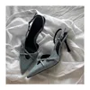 2025 New Women's Jeans Heeled Sandals Pointed High Heel Office Lady Shoes Beautiful Women high heels  Shoes  sandalias mujer 1