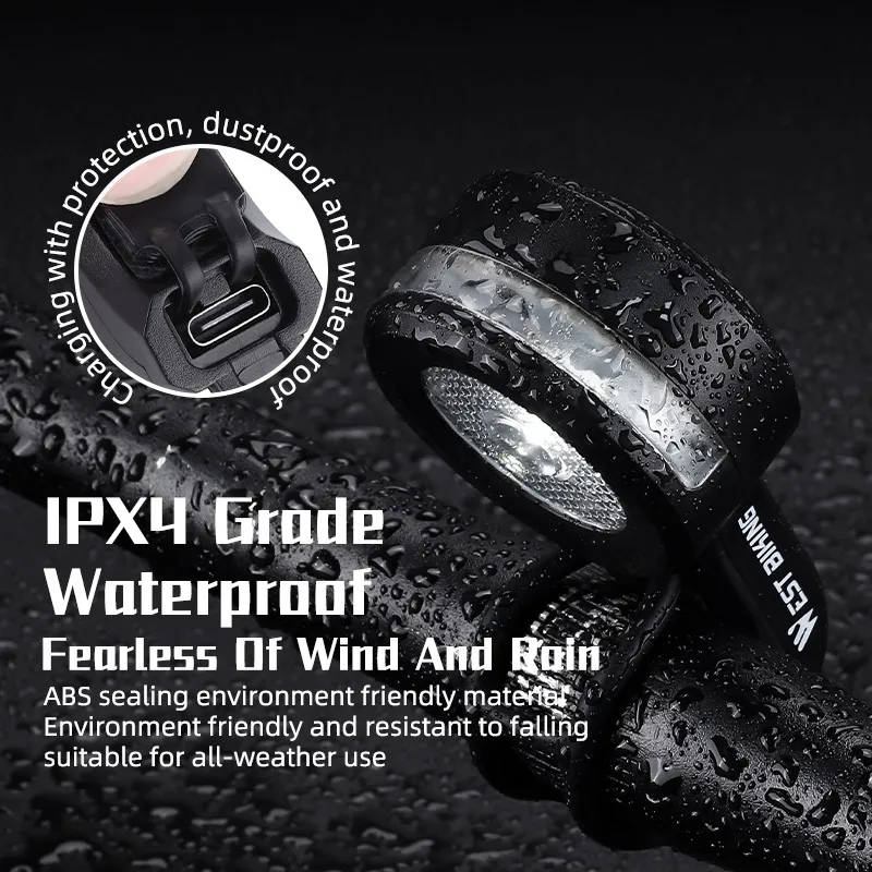 WEST BIKING Bicycle Multifunctional Horn Headlight high brightness waterproof MTB Road Bike Front Horn Light cycling Accessories