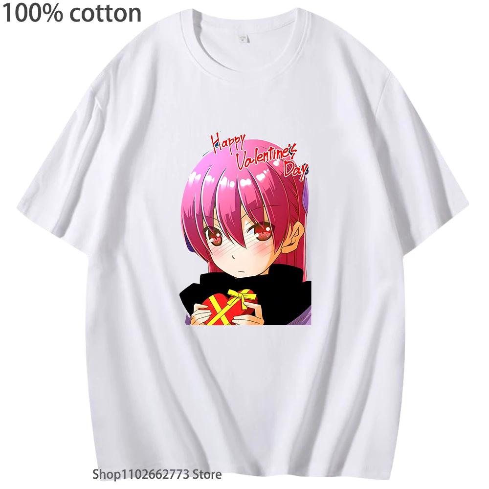 

Tonikaku Kawaii Shirt Sukasa Yuzaki Bride Waifuu Blushing Happy Valentine Day T-Shirts Women Kawaii Tshirt 100% Cotton Clothes