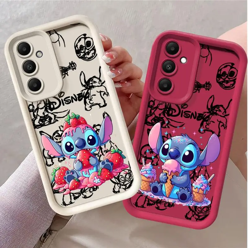 Cute Disney Stitch Case for Samsung Galaxy A24 A15 A54 A73 5G A25 A34 A13 A14 4G A23 A33 - Image 2