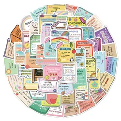 50Pcs Inspirational Mental Health Waterproof Stickers (50Pcs)