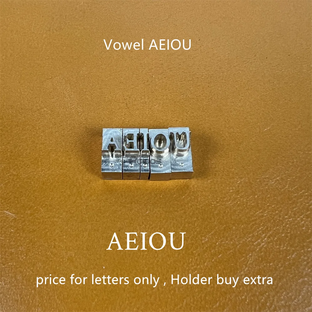 RCIDOS Hoge Kwaliteit Tijd Nieuwe Romeinse Messing Letters, CNC Graveren Messing Foliedruk Brief, Een hoogte 6mm