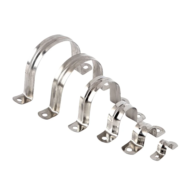 10 Morsetti A U In Acciaio Inox 304 Per Tubi Da 50mm - Per Impianti Idrici, Riscaldamento E Antincendio - Fissaggio A Viti - Foto 8