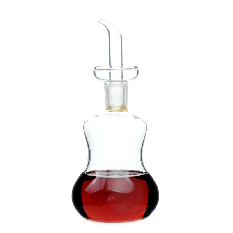 Nordic Glass Oil Pot, Seasoning Pot, Soy Sauce Bottle, Vinegar Pot, Household Kitchen Supplies, Leak-proof Oil Bottle, 1Pc