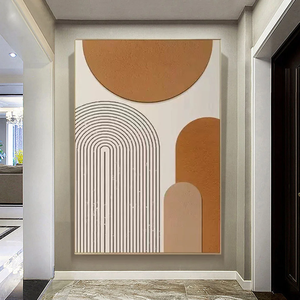 

Pure Handmade Color Canvas Oil Painting Abstract Modern Minimalist Wall Art Mural Living Room Bedroom Corridor Porch Decoration
