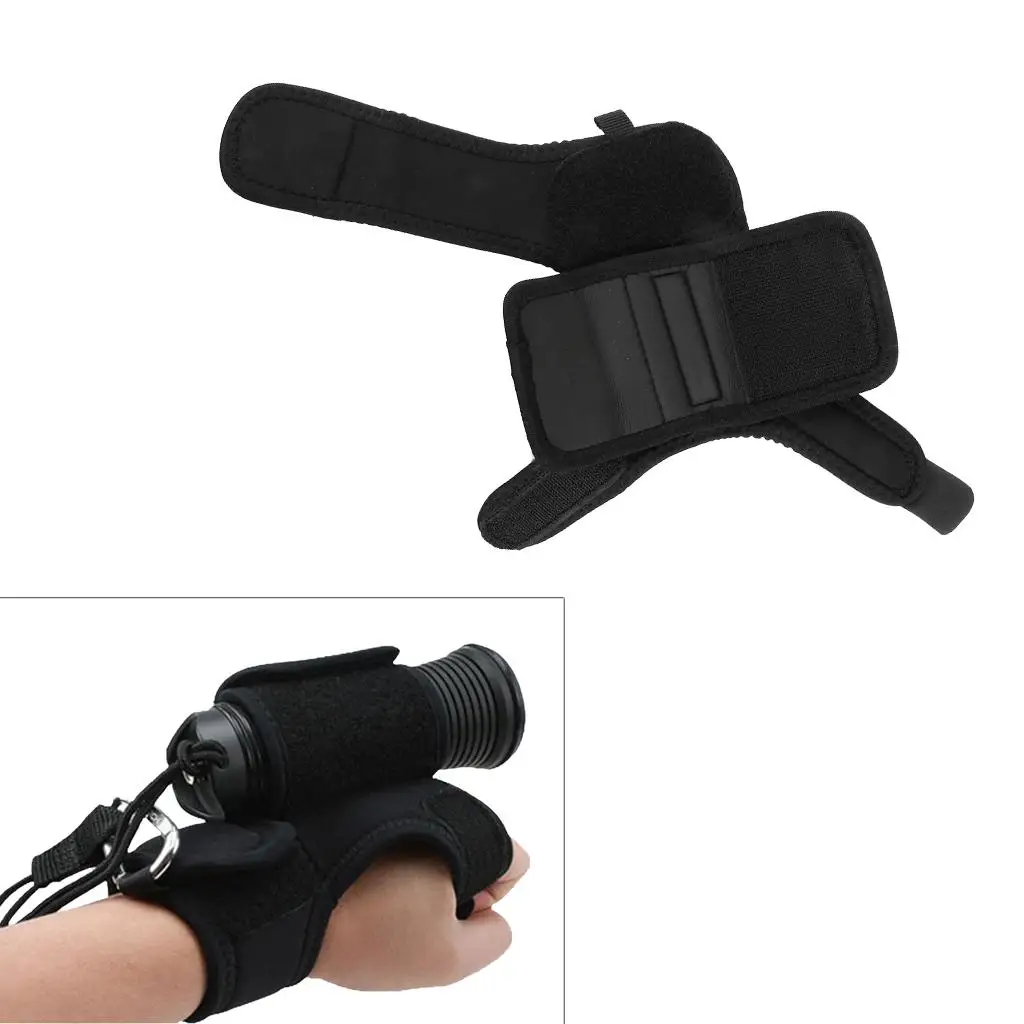 Flashlight Holster, Flashlight Holder, Nylon Holster for Underwater Diving