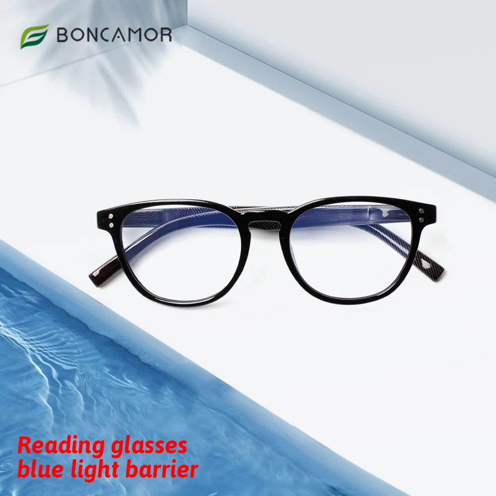 

Boncamor Reading Glasses Blue Light Blocking Computer Games Readers For Women Men Anti Glare UV Filter Eyeglasses