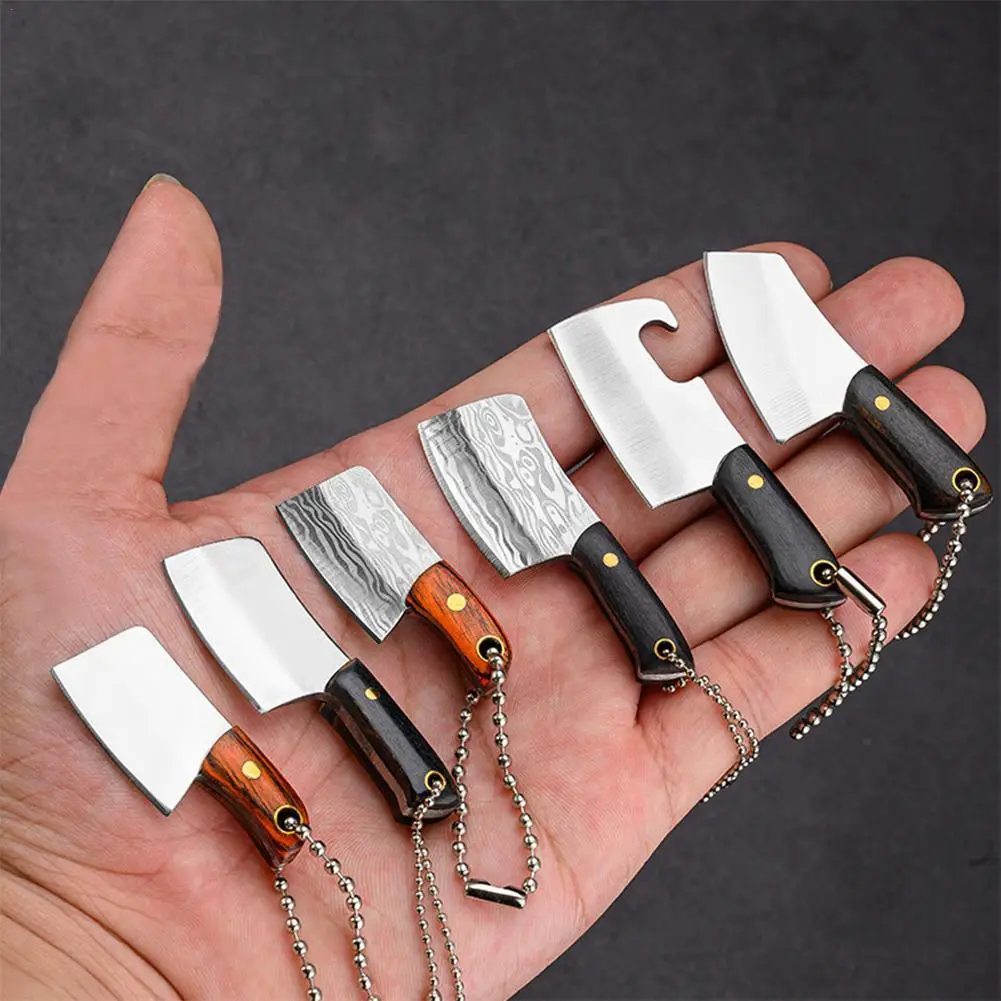 

Mini Kitchen Knife Unboxing Portable Small Wine Bottle Opening Paper Cutting EDC Fixed Keychain Knife