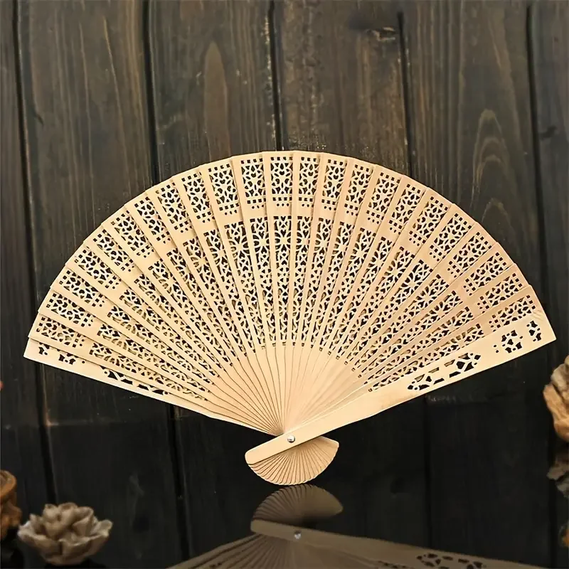 Chinese Style Black Vintage Hand Fan Folding Fan