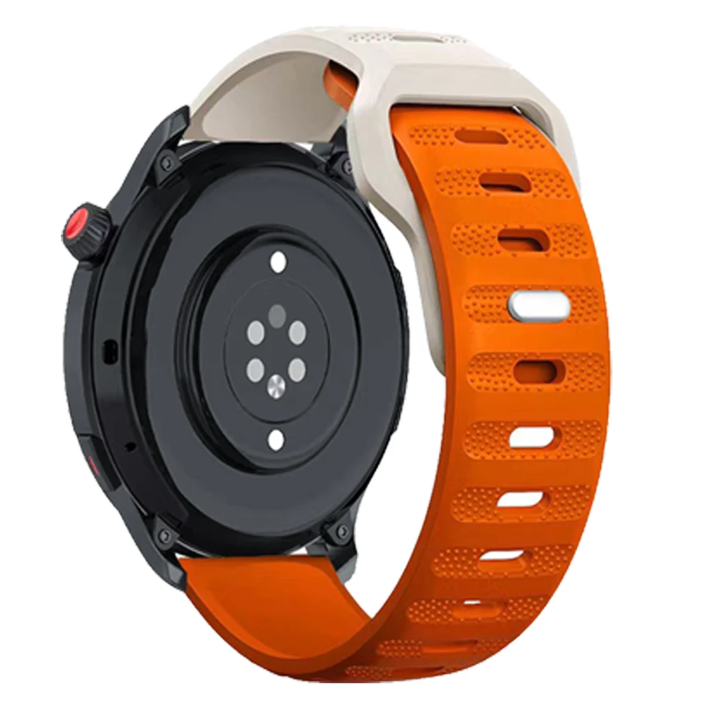 Enhanced Silicone Sports Watch Band – Premium Quality, 20mm/22mm, Multiple Fits