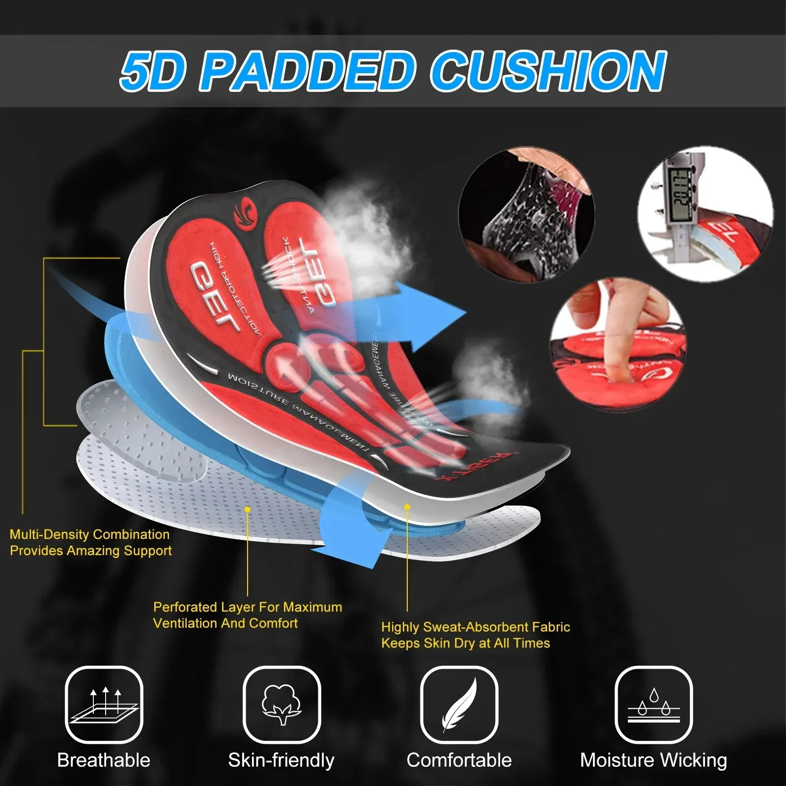 X-TIGER Cycling Shorts Breathable Mesh Cycling Underwear Gel Pad Shockproof MTB Bike Shorts Dropshipping Bicycle Underwear 5