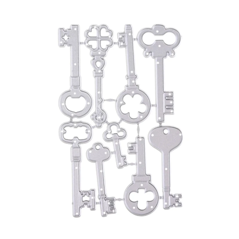

Keys Metal Cutting Dies Stencil Scrapbooking DIY Album Stamp Paper Card for Handmade Greeting Cards Embossing Decor Craft M68E