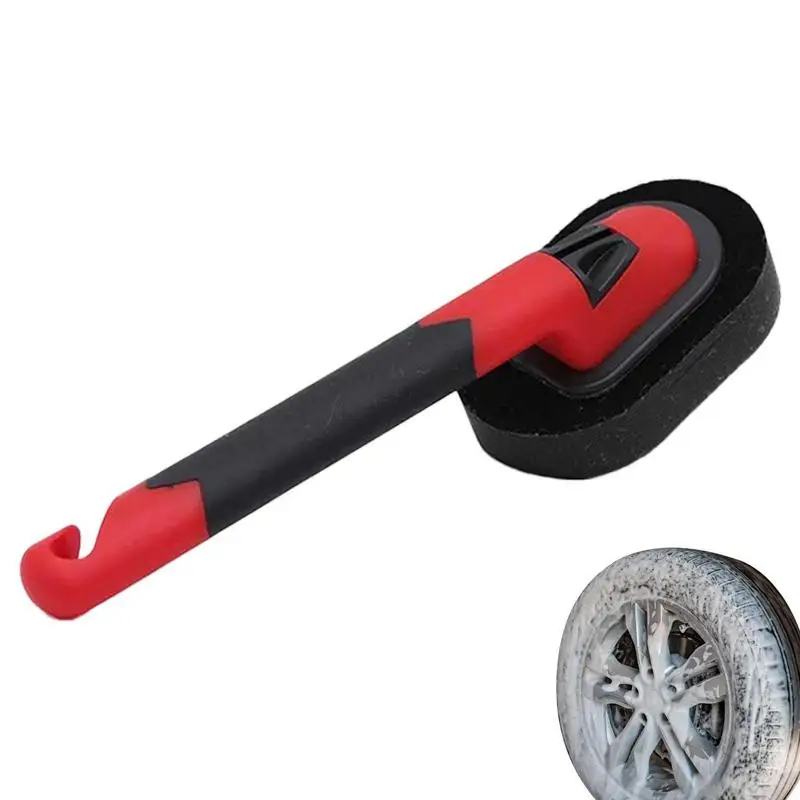 

Car Tire Brushes For Detailing Replaceable Tire Dressing Applicator Pads Multifunctional Car Tire Cleaning Brush Wheel Brushes