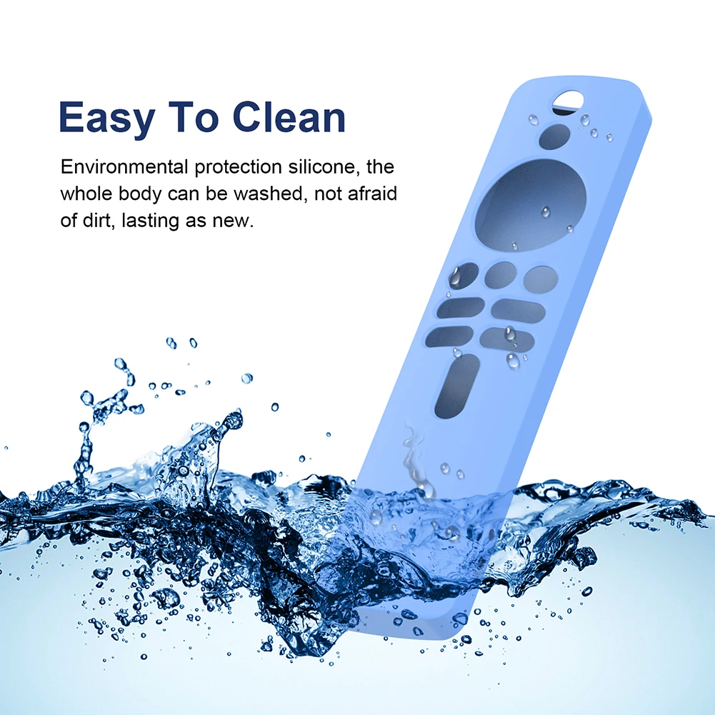 Drop-Proof Shell Silicone Remote Control Cover Protector with Lanyard Shockproof Accessories for Xiaomi 4K TV MiBoX 2nd Gen