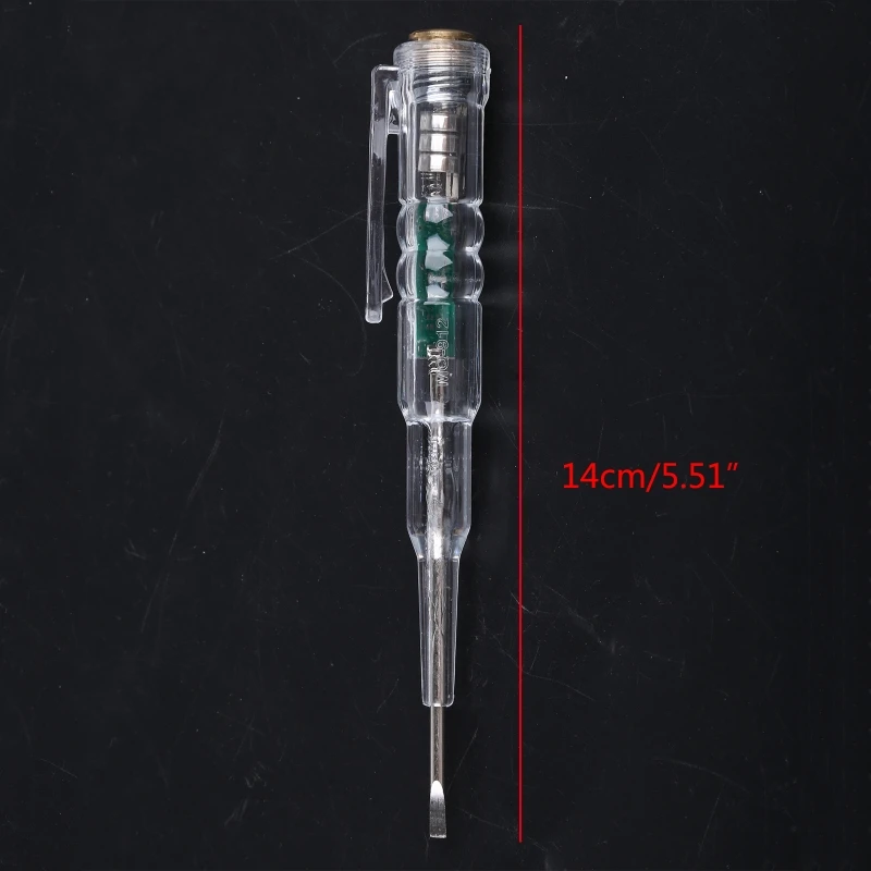 Transparent Voltage Test Pen Tester Pencil Non-Contact Electrical Voltage Detector Pen Portable Testing Tool Plastic 6