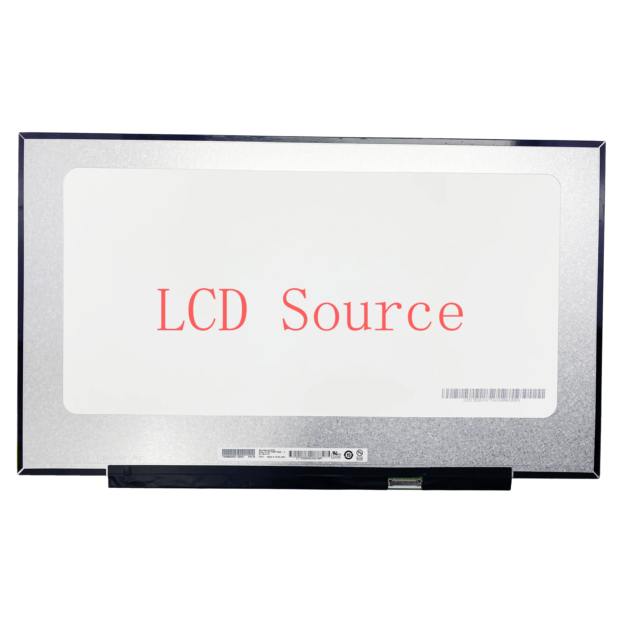 노트북 LCD 스크린 패널 매트릭스 LCD 스크린, B173RTN03.1, B173RTN03.0, NT173WDM-N23 1600x900 EDP 30 핀, 17.3 인치
