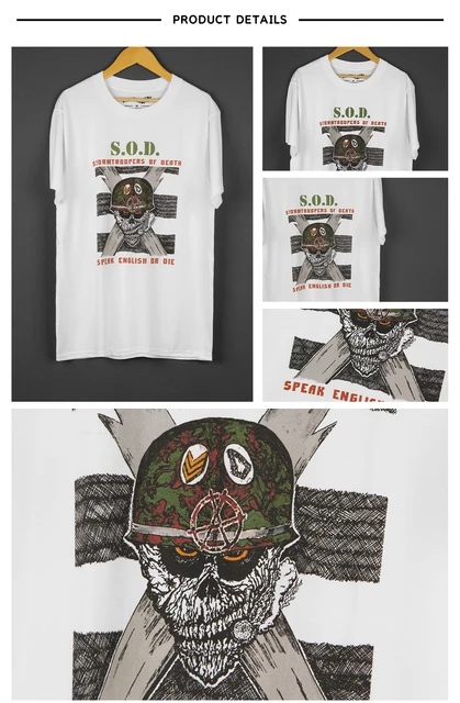 S.O.D. T-Shirt Speak English Or Die Thrash Crossover D.R.I. 