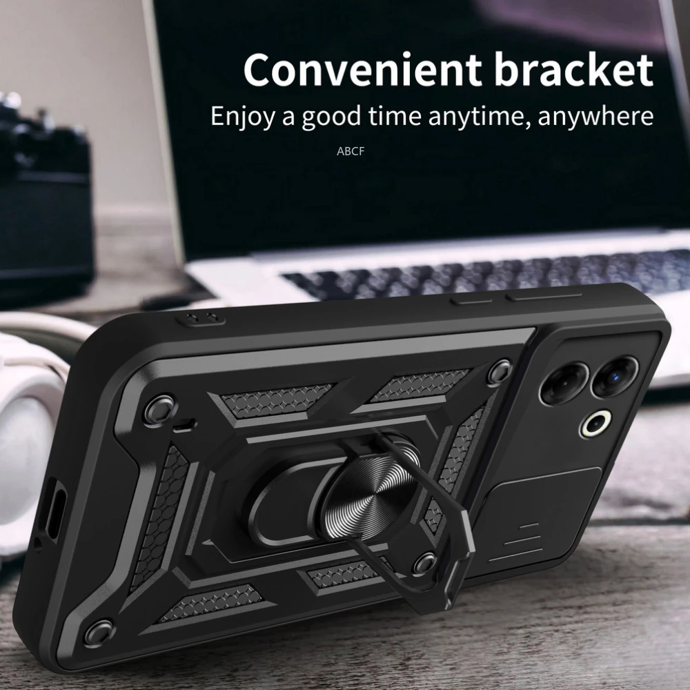 Enhanced Armor Hybrid Ring Cover with Camera Protection