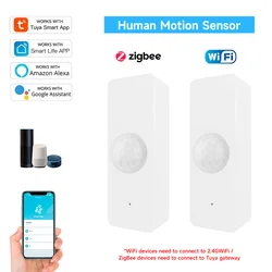 Tuya Smart Motion Sensor with WiFi and App Control - Zigbee
