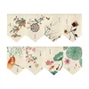 Chinese Style Short Door Curtain Kitchen Partition Noren Izakaya Cuisine Izakaya Sashimi Hanging Pennant Home Decor Drapes 5