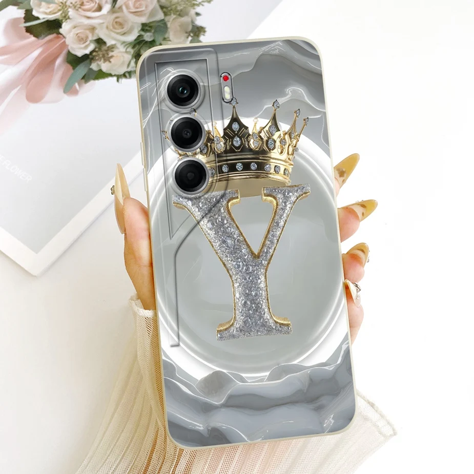 Cute Letters Soft TPU Phone Case - Stylish Protective Cover